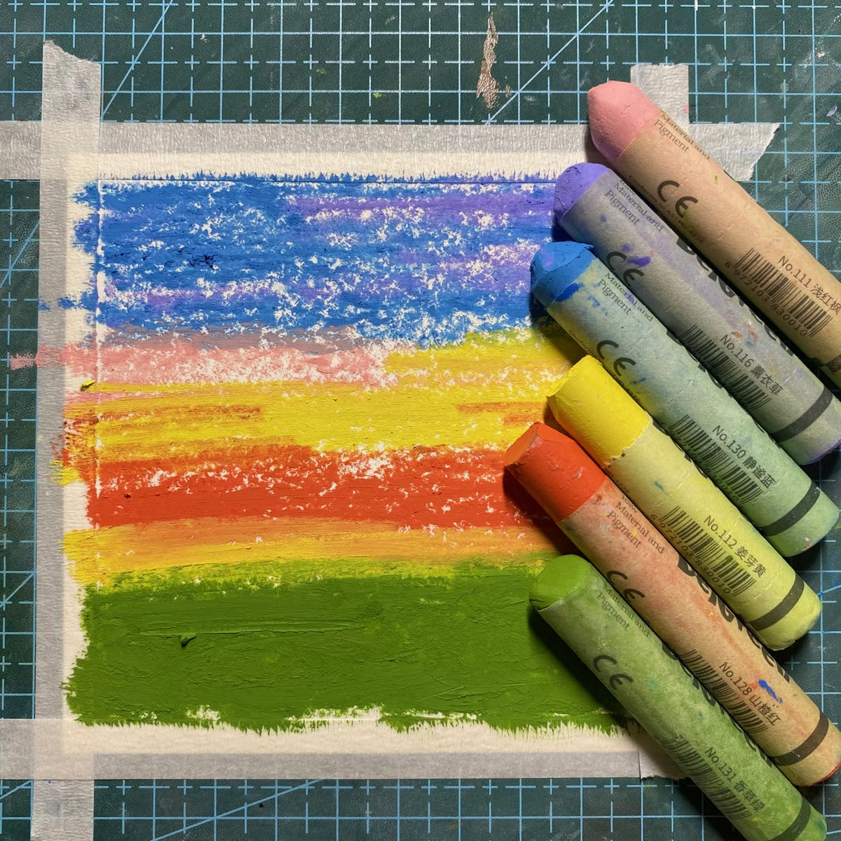 Varden Ultra -Soft Rich oil Pastels Set，Macaron 24 Colors
