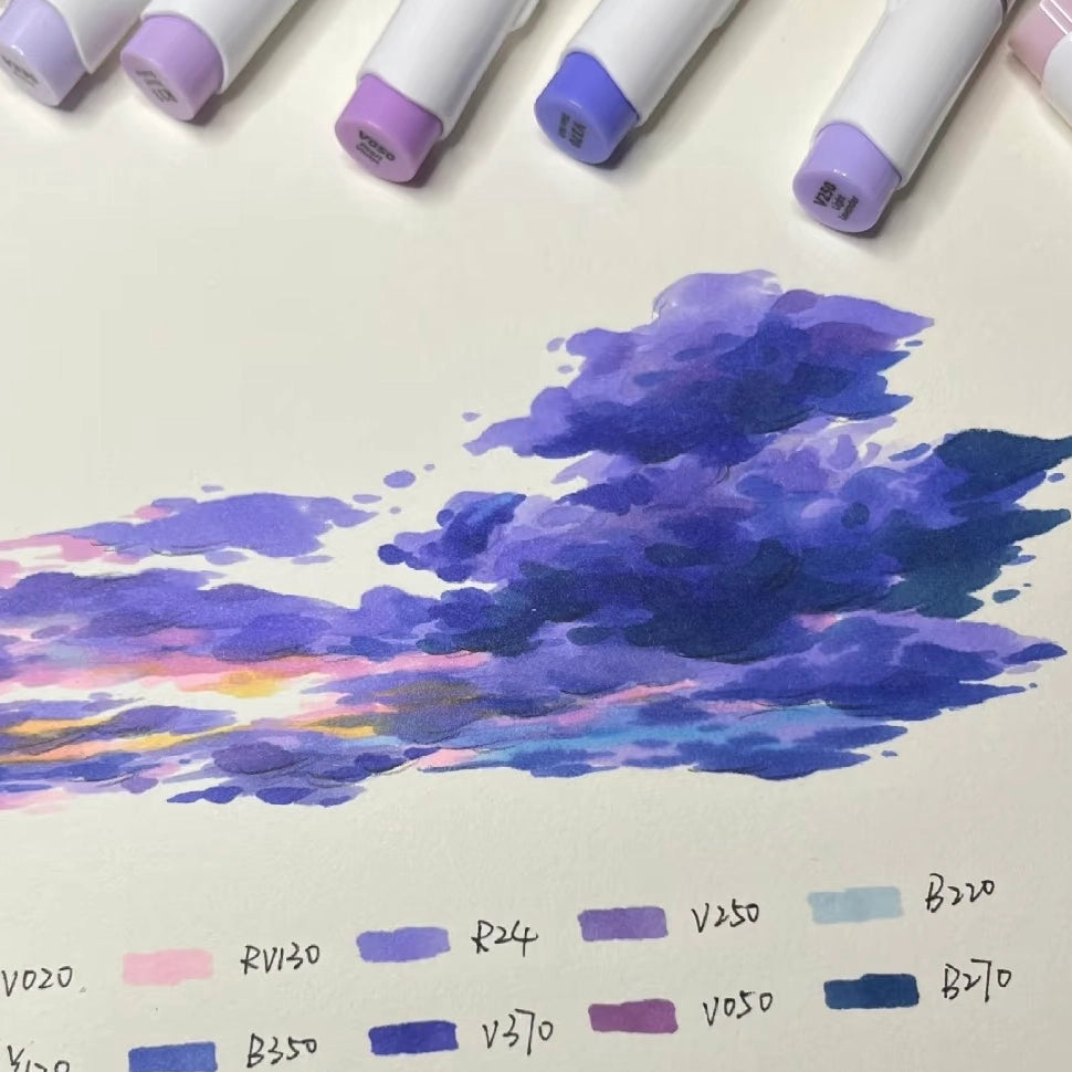 Varden Ultra-Vibrant Rich Dual-Tip Markers, 24 Colors