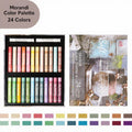Varden Ultra -Soft Rich oil Pastels Set，Morandi 24 Colors