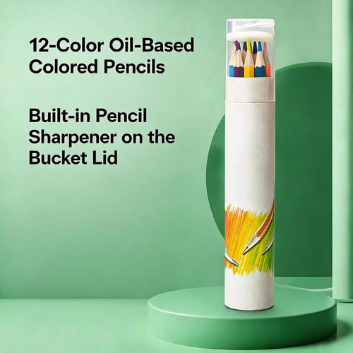 Varden Ulrta-Smooth Rich Colored Pencils, 12 Colors